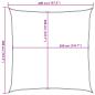 Preview: Sonnensegel 160 g/m² Beige 4x4 m HDPE