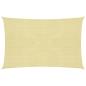 Preview: Sonnensegel 160 g/m² Beige 2x3,5 m HDPE