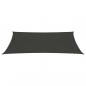 Preview: Sonnensegel 160 g/m² Anthrazit 5x8 m HDPE