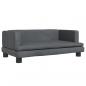 Preview: Hundebett Dunkelgrau 80x45x30 cm Samt