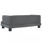 Preview: Hundebett Dunkelgrau 80x45x30 cm Samt