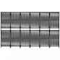 Preview: Paravent 6-tlg. Schwarz Poly Rattan