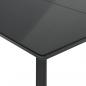 Preview: 5-tlg. Garten-Essgruppe mit Kissen Schwarz Poly Rattan