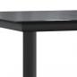 Preview: 5-tlg. Garten-Essgruppe mit Kissen Schwarz Poly Rattan