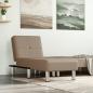 Preview: ARDEBO.de - Chaiselongue Capuccino-Braun Kunstleder