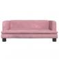 Preview: Hundebett Rosa 80x45x30 cm Samt