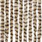 Preview: Insektenschutz-Vorhang Beige und Braun 56x185 cm Chenille