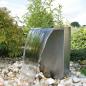 Preview: ARDEBO.de - Ubbink Wasserfall LED Set Venezia Edelstahl 1312088