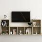 Preview: ARDEBO.de - 3-tlg. TV-Schrank-Set Sonoma-Eiche Holzwerkstoff