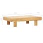 Preview: 4-tlg. Garten-Lounge-Set mit Kissen Grau Massivholz Akazie
