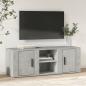 Preview: ARDEBO.de - TV-Schrank Betongrau 100x31,5x35 cm Holzwerkstoff