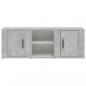 Preview: TV-Schrank Betongrau 100x31,5x35 cm Holzwerkstoff