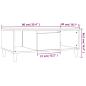 Preview: Couchtisch Sonoma-Eiche 90x50x36,5 cm Holzwerkstoff
