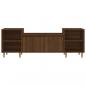 Preview: TV-Schrank Braun Eichen-Optik 160x35x55 cm Holzwerkstoff
