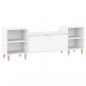 Preview: TV-Schrank Weiß 160x35x55 cm Holzwerkstoff
