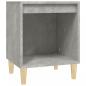 Preview: Nachttisch Betongrau 40x35x50 cm