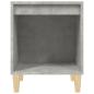 Preview: Nachttisch Betongrau 40x35x50 cm