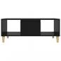 Preview: Couchtisch Schwarz 90x50x36,5 cm Holzwerkstoff