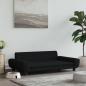 Preview: ARDEBO.de - Hundebett Schwarz 100x54x33 cm Samt
