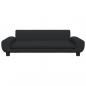Preview: Hundebett Schwarz 100x54x33 cm Samt