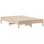 Preview: Massivholzbett ohne Matratze 150x200 cm Kiefernholz
