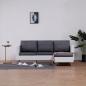 Preview: ARDEBO.de - 3-Sitzer-Sofa mit Kissen Weiß Kunstleder