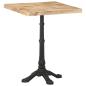 Preview: Bistrotisch 60x60x77 cm Raues Mangoholz 
