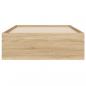 Preview: Bettgestell mit Schubladen Sonoma-Eiche 90x190 cm Holzwerkstoff
