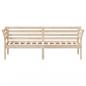 Preview: Tagesbett 75x190 cm Massivholz Kiefer
