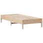Preview: Massivholzbett ohne Matratze 90x200 Kiefernholz