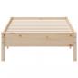 Preview: Massivholzbett ohne Matratze 90x200 Kiefernholz
