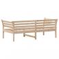 Preview: Tagesbett ohne Matratze 90x190 cm Massivholz Kiefer
