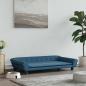 Preview: Hundebett Blau 100x50x21 cm Samt