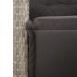 Preview: 7-tlg. Garten-Essgruppe mit Kissen Hellgrau Poly Rattan