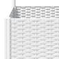 Preview: Pflanzkübel mit Rankgitter Weiß 120x40x136 cm PP