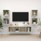 Preview: ARDEBO.de - 5-tlg. TV-Schrank-Set Sonoma-Eiche Holzwerkstoff
