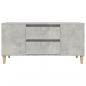 Preview: TV-Schrank Betongrau 102x44,5x50 cm Holzwerkstoff