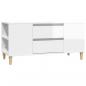 Preview: ARDEBO.de - TV-Schrank Hochglanz-Weiß 102x44,5x50 cm Holzwerkstoff