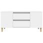 Preview: TV-Schrank Weiß 102x44,5x50 cm Holzwerkstoff
