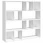 Preview: Bücherregal/Raumteiler Weiß 105x24x102 cm