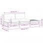 Preview: Gartensofa mit Kissen und Hocker 2-Sitzer