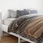 Preview: ARDEBO.de - Kopfteil Weiß 150 cm Massivholz Kiefer