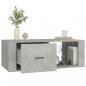 Preview: Couchtisch Betongrau 100x50,5x35 cm Holzwerkstoff