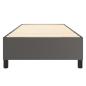 Preview: Bettgestell Grau 80x200 cm Kunstleder