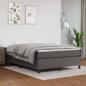 Preview: ARDEBO.de - Bettgestell Grau 140x200 cm Kunstleder