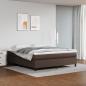Preview: ARDEBO.de - Bettgestell Braun 160x200 cm Kunstleder