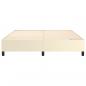 Preview: Bettgestell Creme 180x200 cm Kunstleder