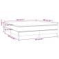 Preview: Boxspringbett mit Matratze Blau 160x200 cm Stoff