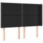 Preview: Boxspringbett mit Matratze & LED Schwarz 140x200 cm Kunstleder