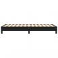 Preview: Bettgestell Schwarz 90x190 cm Kunstleder